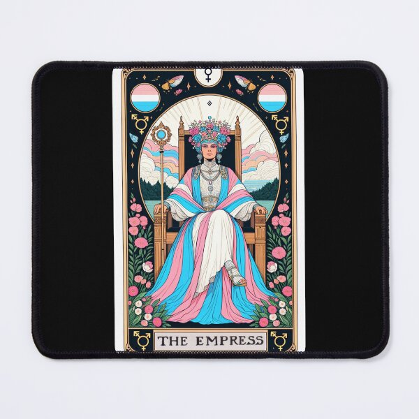 Item preview, Empress Tarot Card: Transgender Pride Edition designed and sold by PrideDownUnder.