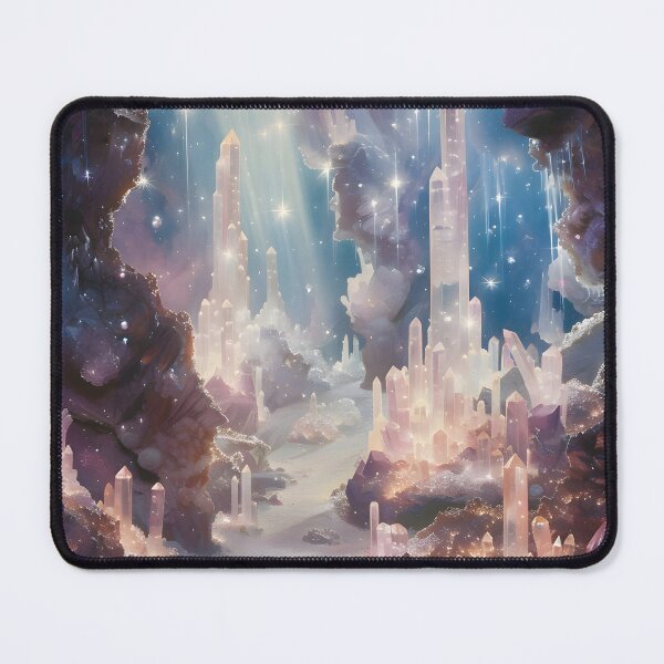 Item preview, Glimmering Depths: A Crystal Wonderland designed and sold by AI-Only Creations.