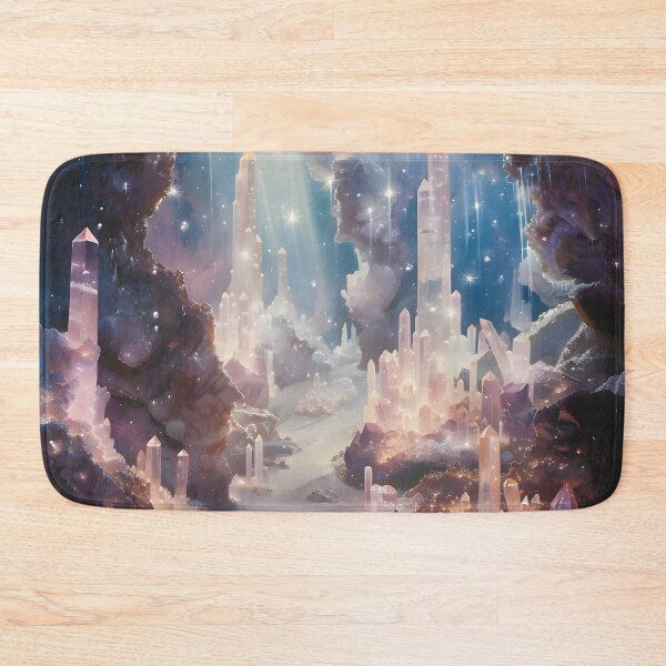 Item preview, Glimmering Depths: A Crystal Wonderland designed and sold by AI-Only Creations.