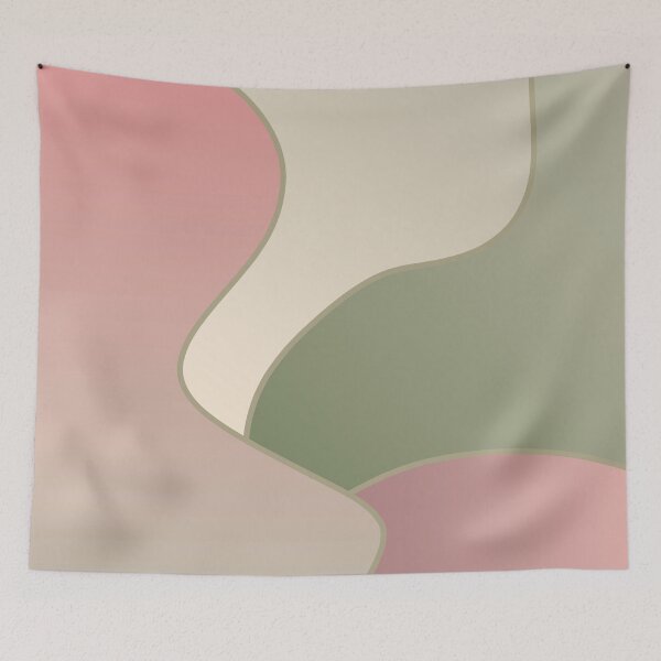 Item preview, Pink and Green Fluid Shapes designed and sold by SilverPegasus.