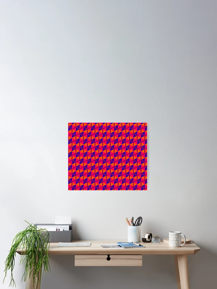 Thumbnail 2 of 3, Poster, Multicolor Pattern designed and sold by Delamoon.