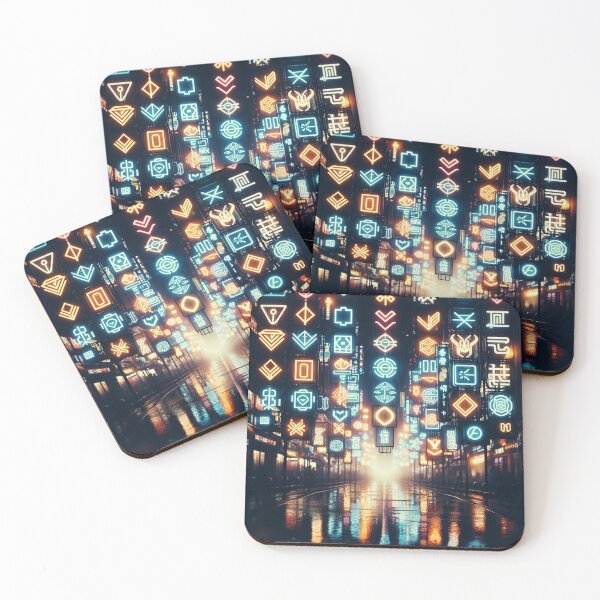Item preview, Neon Glow Symphony: Illuminating Fabric Delight designed and sold by Rui Fernandes.