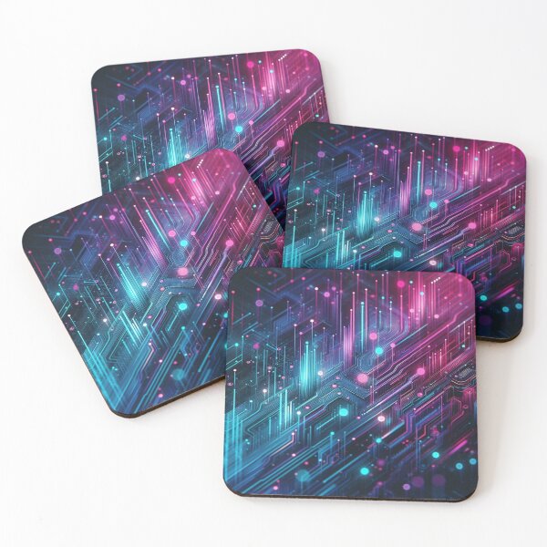 Item preview, Neon Glow Symphony: Illuminating Fabric Delight designed and sold by Rui Fernandes.