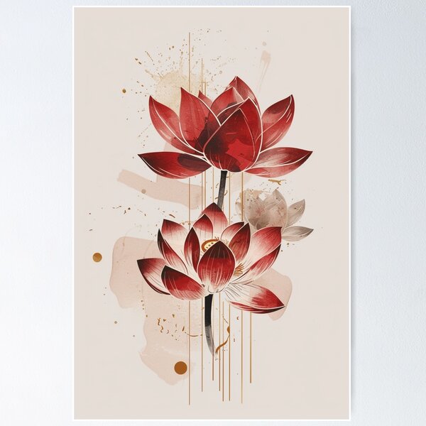 Aperçu de l'œuvre Fleurs de Lotus créée et vendue par Ai-Blues.