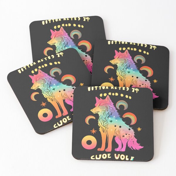Item preview, Magical Rainbow Wolf designed and sold by Chubuter.