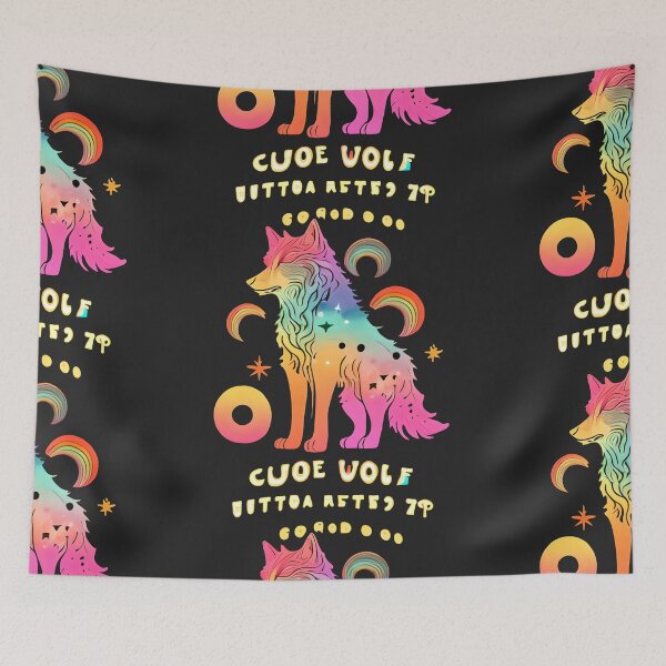 Item preview, Magical Rainbow Wolf designed and sold by Chubuter.