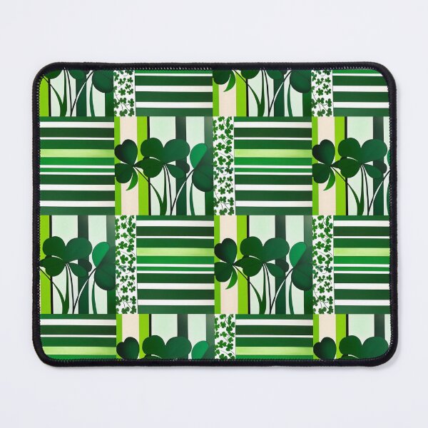 Item preview, Shamrocks in Squares  designed and sold by Dana Roper.