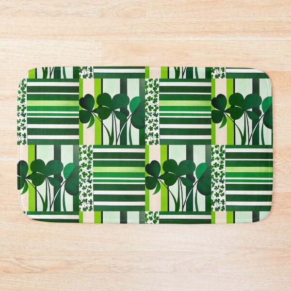 Item preview, Shamrocks in Squares  designed and sold by Dana Roper.