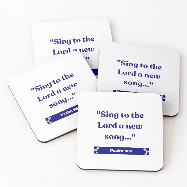 Item preview, New Song: Psalm 96:1 Musical Praise Christian Theme designed and sold by ebocraft.