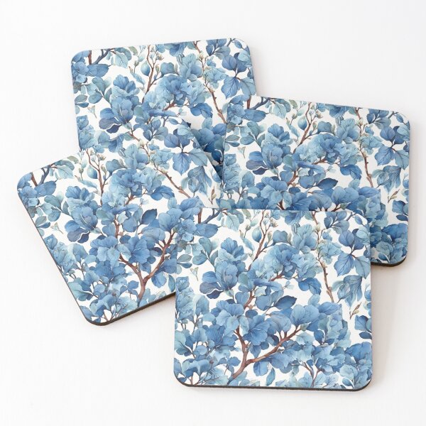 Item preview, Blue branches,watercolor,pretty designed and sold by brokenpones.