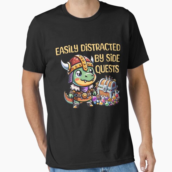 Artikel-Vorschau von Leicht abgelenkt durch Nebenquests Essential T-Shirt, designt und verkauft von WSNT.