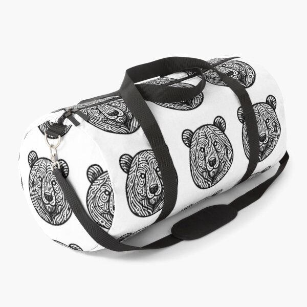 Item preview, Circle Cool Bear Head Outline Design designed and sold by SimpleP.