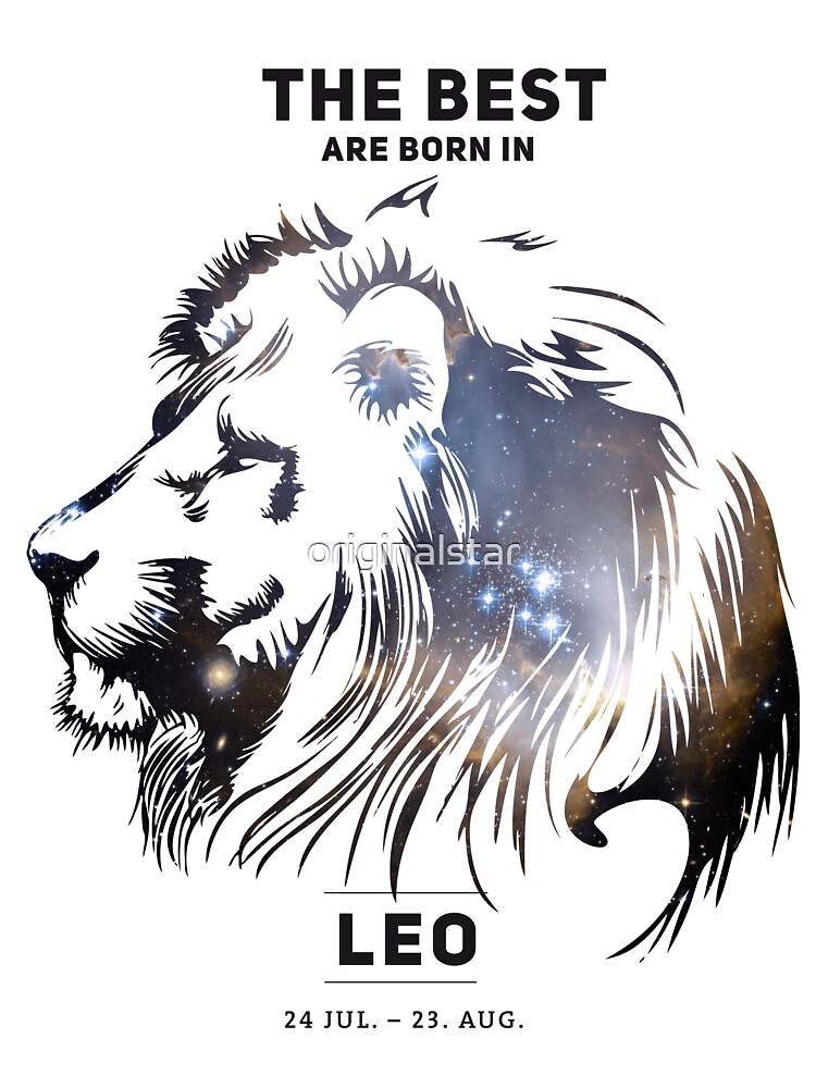Leo Lion Lion Horoscopes Star Sign Born July August Birthday Month Astrology Kids T Shirt By Originalstar Redbubble