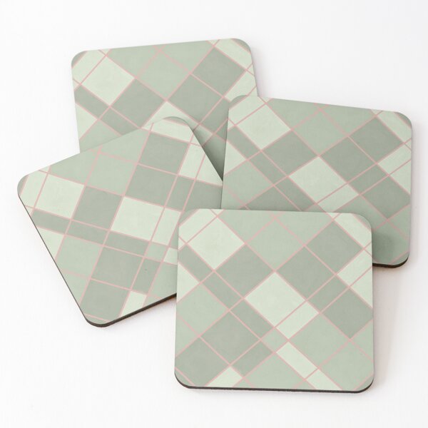 Item preview, Sage Green Trellis Tiles designed and sold by SilverPegasus.