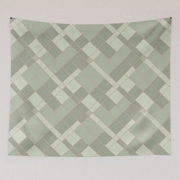 Item preview, Sage Green Trellis Tiles designed and sold by SilverPegasus.
