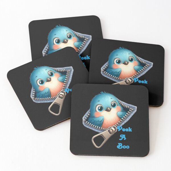 Item preview, Peek a boo, a little blue bird designed and sold by LoneAngel.