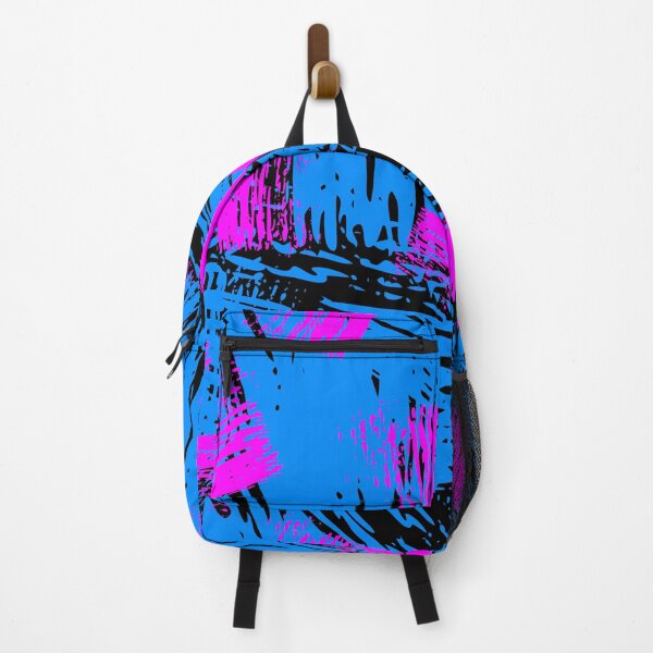 Item preview, Hot Pink & Blue Painting Brush Pattern designed and sold by Pattern Hub.