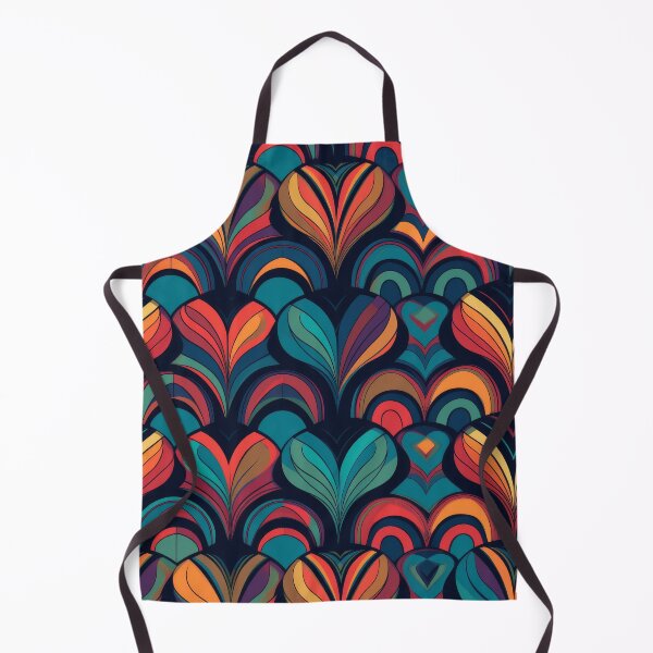 Item preview, Art Deco Inspired Floral Abstract colorful designed and sold by PICbyFemke.