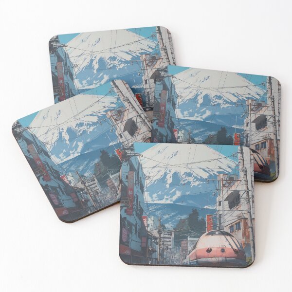 Item preview, Mount Fuji and the Shinkansen: A Modern Vista designed and sold by EtherealEchoes.