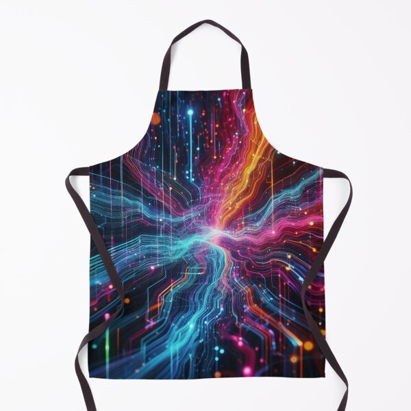 Item preview, Neon Glow Symphony: Illuminating Fabric Delight designed and sold by Rui Fernandes.