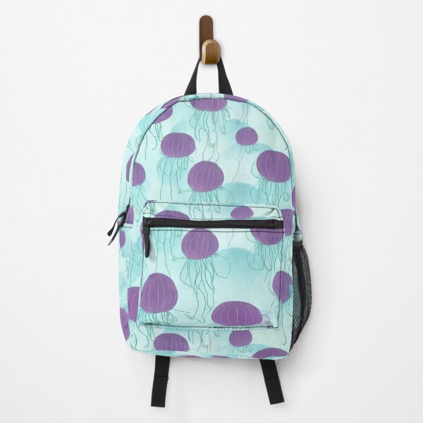 Item preview, Jellyfish Dance Oceanic Pattern in Blue and Lilac. designed and sold by LamarrDreams13.