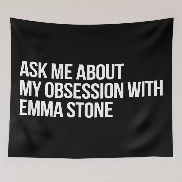 Item preview, Ask me About my Obsession with Emma Stone designed and sold by deluluhaze.