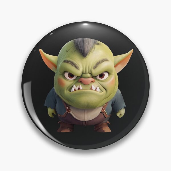 Item preview, Grumpy ogre designed and sold by ElderDruidArt.