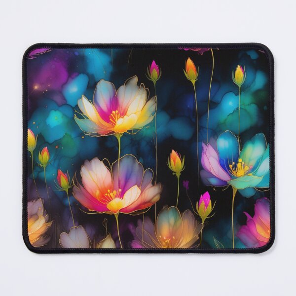Item preview, Petite Colorful Ink Flowers Pattern designed and sold by Uday24.