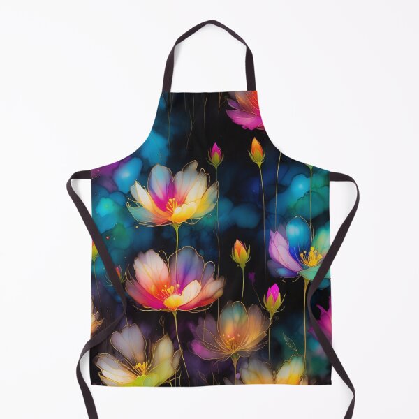 Item preview, Petite Colorful Ink Flowers Pattern designed and sold by Uday24.