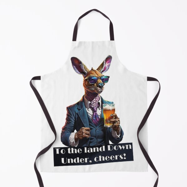 Item preview, Kangaroo with a glass of beer designed and sold by Mammoths.