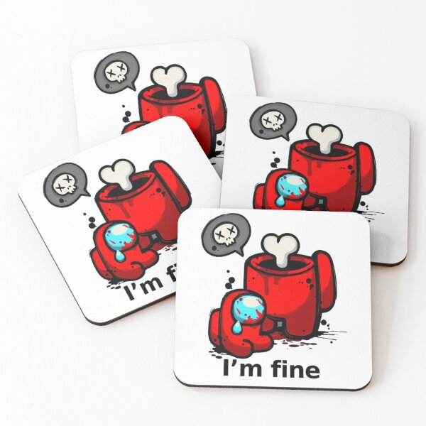 Item preview, I'm fine  designed and sold by Aiyinyangart.