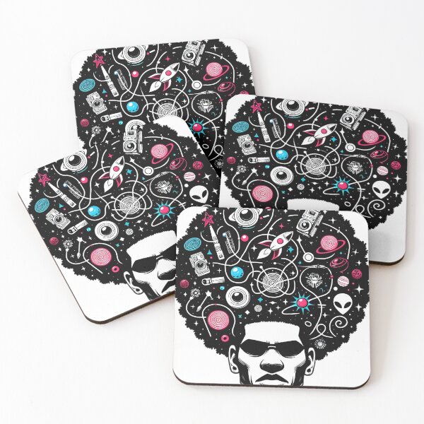 Item preview, Afro-futurism Afro Boy African Art designed and sold by KitonicTees.