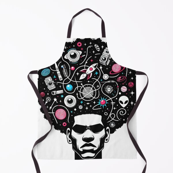 Item preview, Afro-futurism Afro Boy African Art designed and sold by KitonicTees.