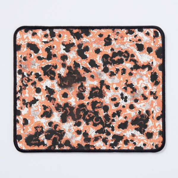 Item preview, Black and orange abstract pattern designed and sold by MariDaniArt.