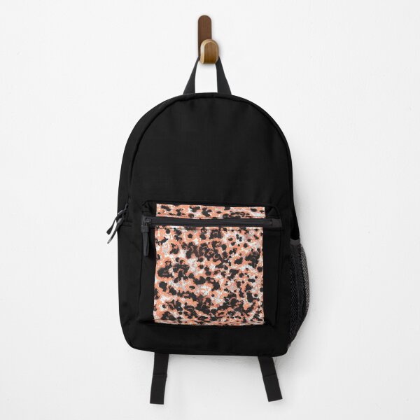 Item preview, Black and orange abstract pattern designed and sold by MariDaniArt.