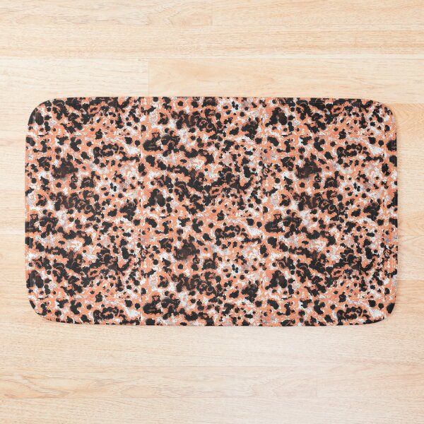 Item preview, Black and orange abstract pattern designed and sold by MariDaniArt.