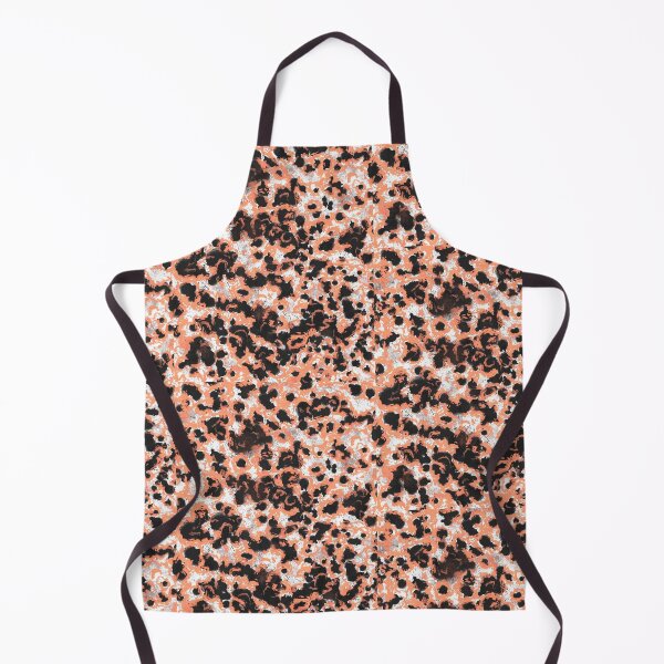 Item preview, Black and orange abstract pattern designed and sold by MariDaniArt.