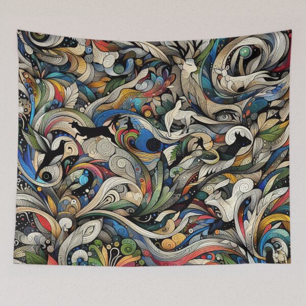 Item preview, "Shadow Symphony: Poetic Silhouettes in Fabric Poetry designed and sold by Rui Fernandes.