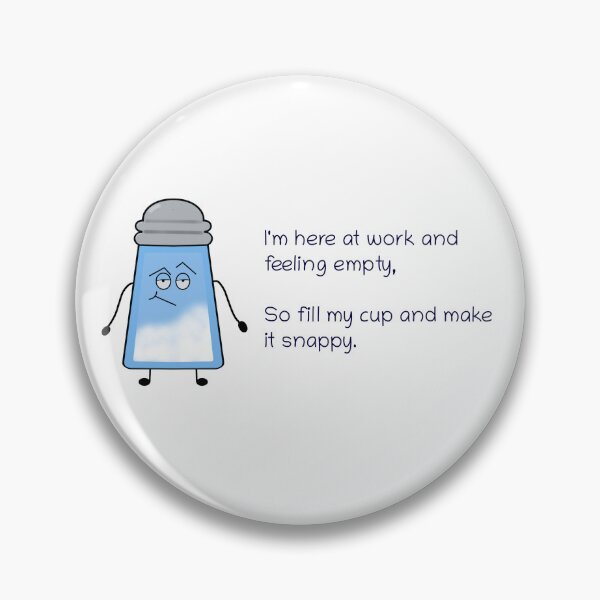 Item preview, Funny Poem Salty Couplet “Fill My Cup”  designed and sold by saltycouplets.