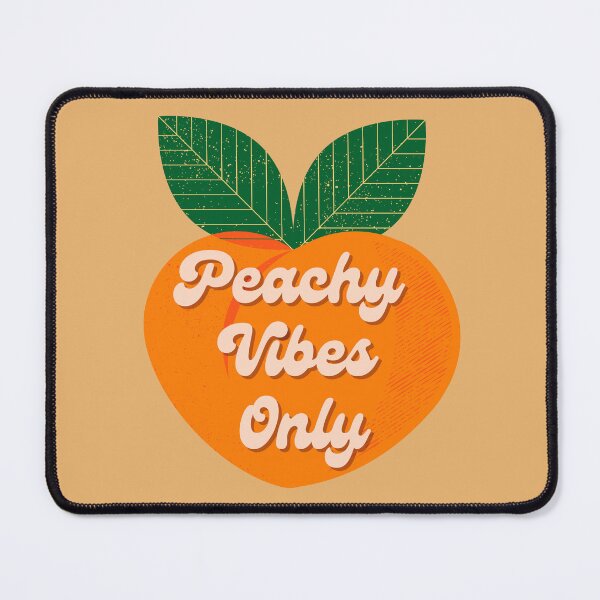 Item preview, Peachy Vibes Only Retro Quote designed and sold by slicksquid.