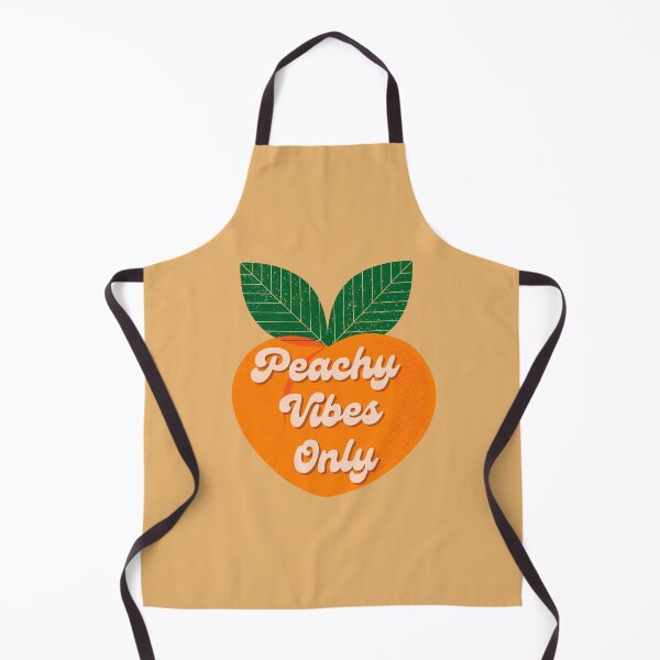 Item preview, Peachy Vibes Only Retro Quote designed and sold by slicksquid.