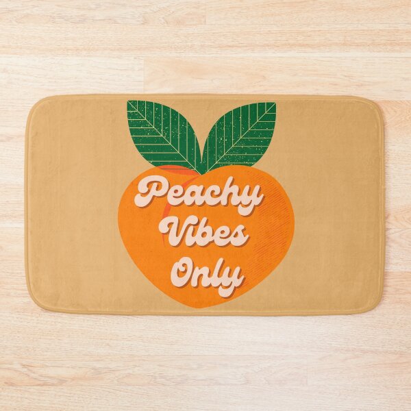 Item preview, Peachy Vibes Only Retro Quote designed and sold by slicksquid.