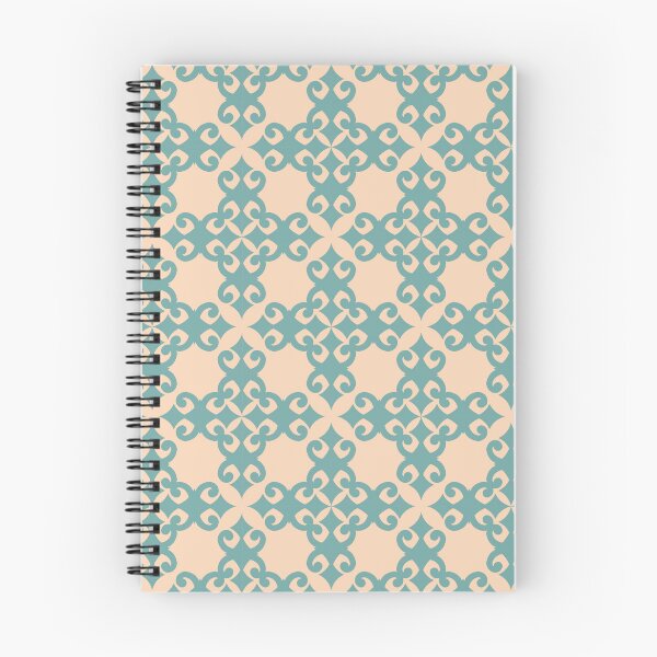 Item preview, Chinese inspired pattern turquoise beige designed and sold by Digitally-Me.
