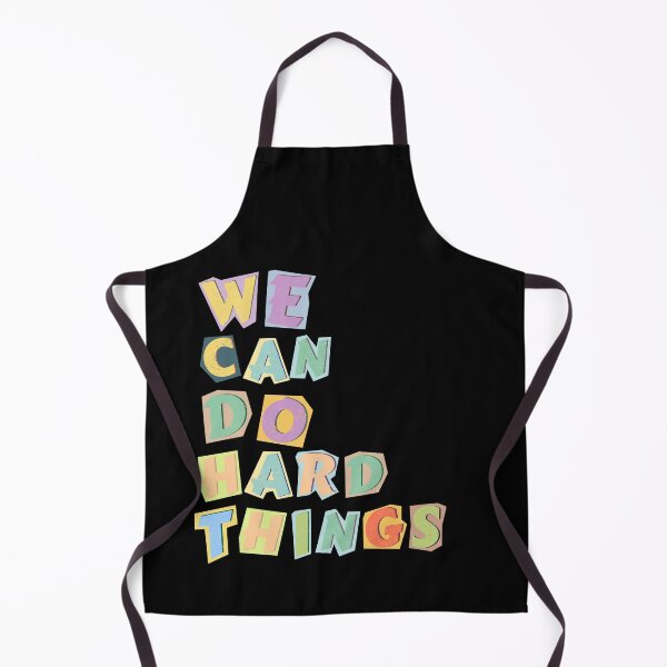 Item preview, We Can Do Hard Things - Inspirational Magazine Cutout Letter Art designed and sold by MUJU-pixel.