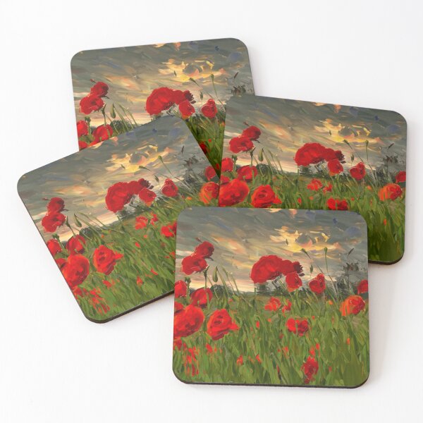 Item preview, Oil painting of Poppies in a field 812 designed and sold by PHILIP CHALK.