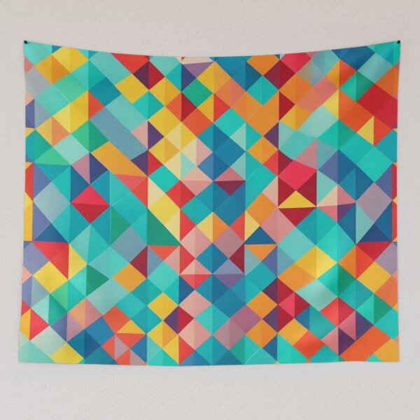 Item preview, Geometric colorful pattern designed and sold by jsebouvi.