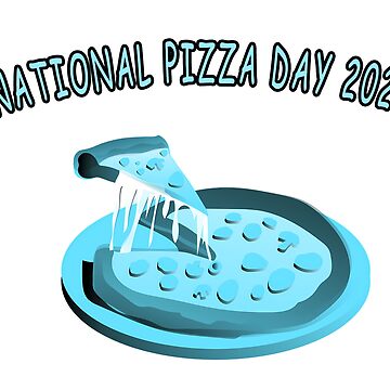 "National Pizza Day 2024" Sticker for Sale by muta1993 Redbubble
