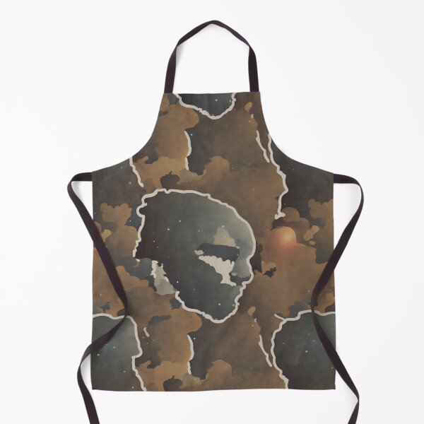 Item preview, Creative brown earthy faces pattern designed and sold by Al-Light.