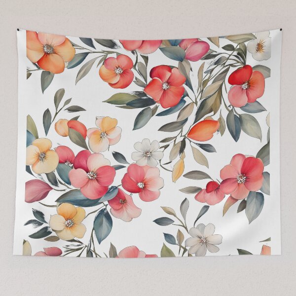 Item preview,  Mancha Floral Abstract  Watercolor Digital Pattern designed and sold by Uday24.
