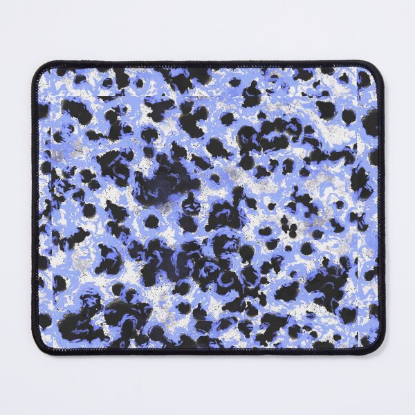 Item preview, Black and blue abstract pattern designed and sold by MariDaniArt.